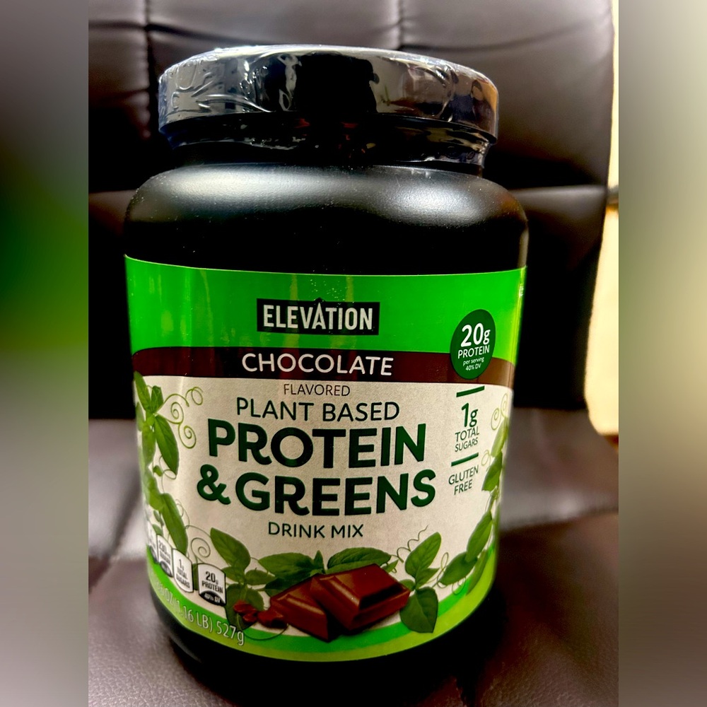 Elevation chocolate plant based protein & Greens 1.16 lbs